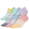 Adidas Girls Space Dye Liner Socks 6 Pairs