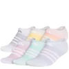 Adidas Girls Superlite Ombre No Show Socks 6 Pairs