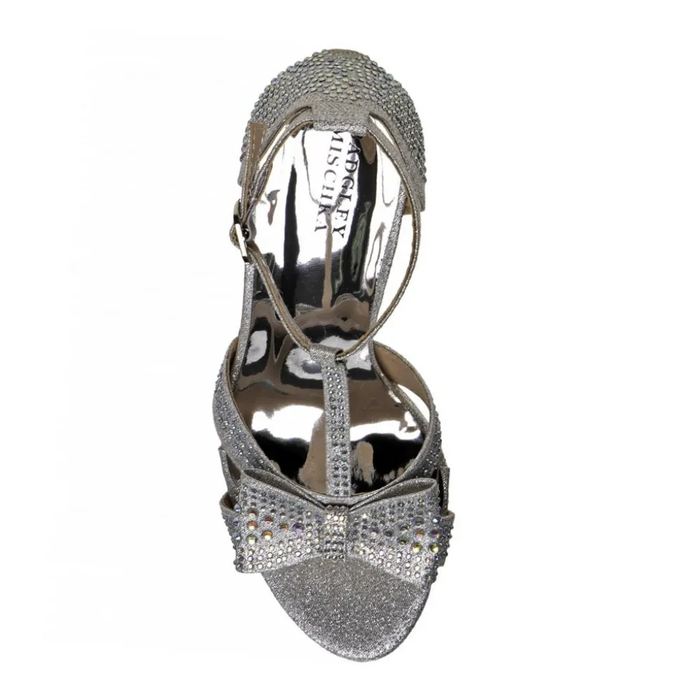 Badgley Mischka Girls Little-Big Kid O-Bm87061Msilv Dress Sandal