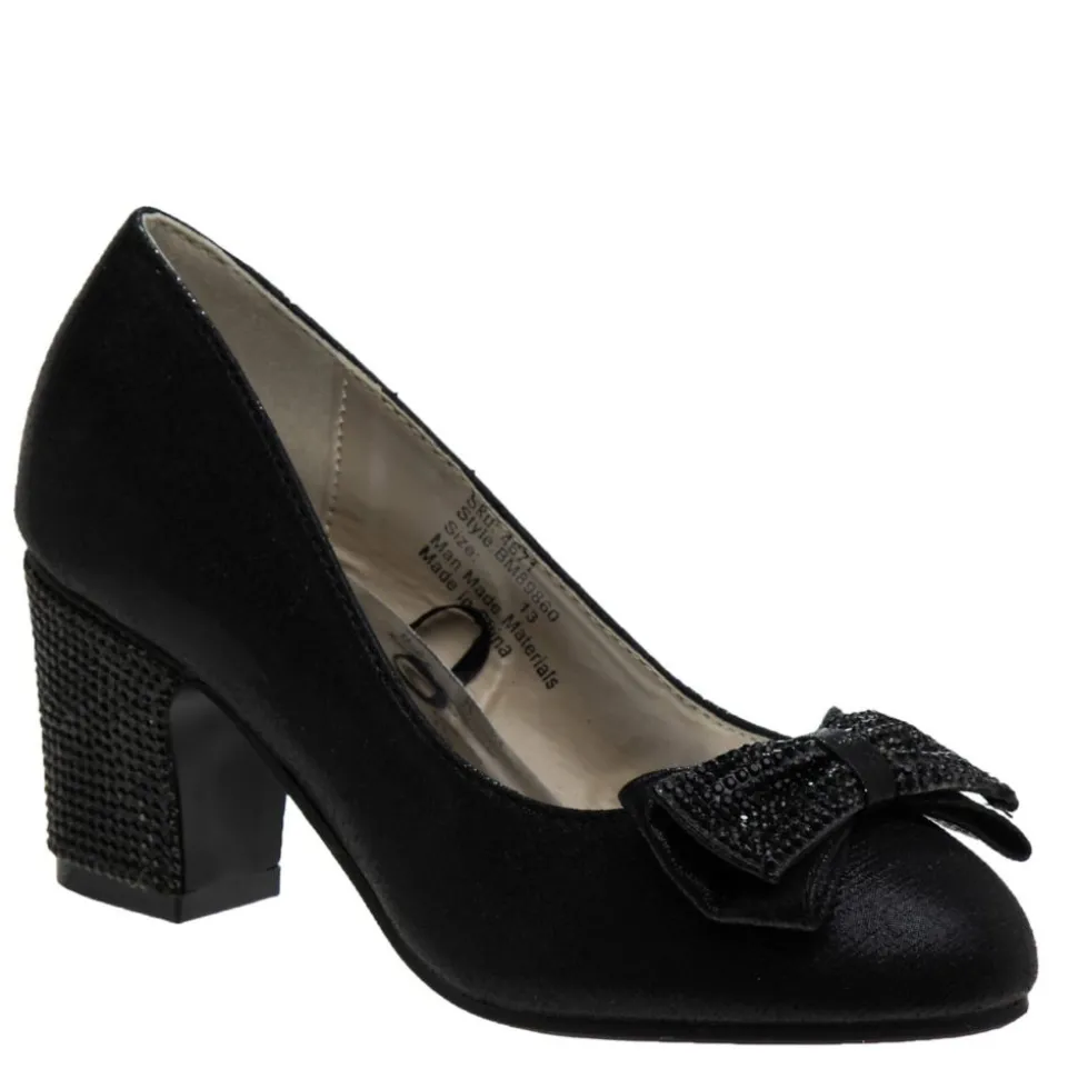 Badgley Mischka Girls Little-Big Kid O-Bm89860Nblk Dress Pump