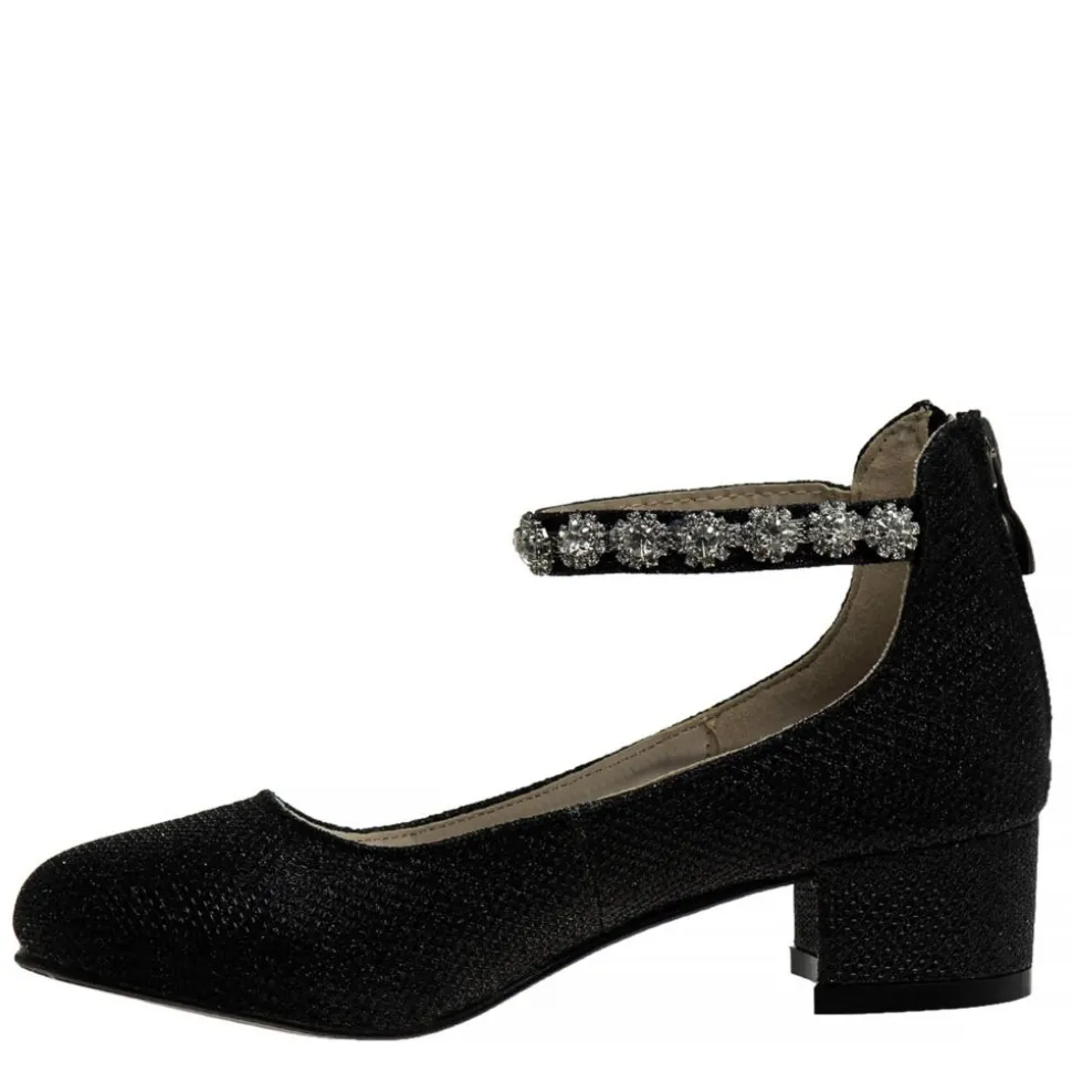 Badgley Mischka Girls Little And Big Kid O-Bm90021Mblk Dress Pump