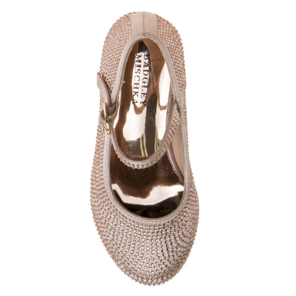 Badgley Mischka Girls Little-Big Kid Glitterful Dress Shoe