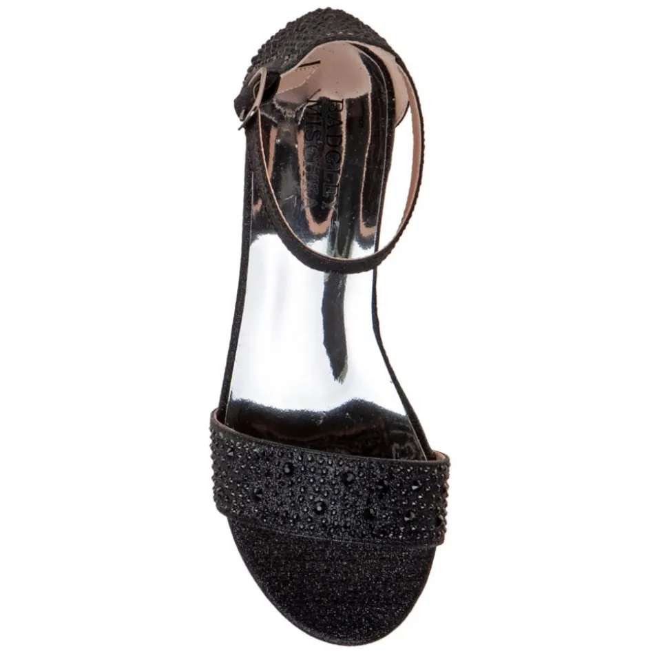 Badgley Mischka Girls Little And Big Kid O-Bm80285Sblk Dress Sandal