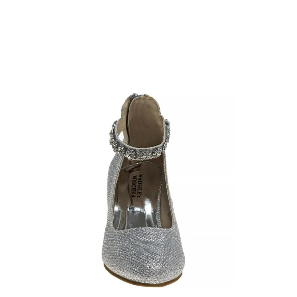 Badgley Mischka Girls Little And Big Kid O-Bm90021Msilv Dress Pump