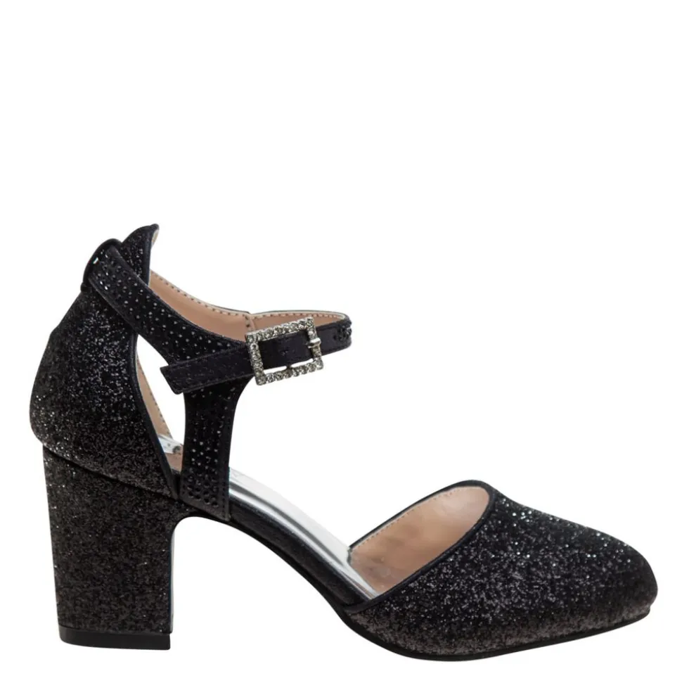 Badgley Mischka Girls Little-Big Kid O-Bm89859Nblk Dress Pump