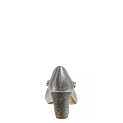 Badgley Mischka Girls Little And Big Kid O-Bm89860Nsilv Dress Pump