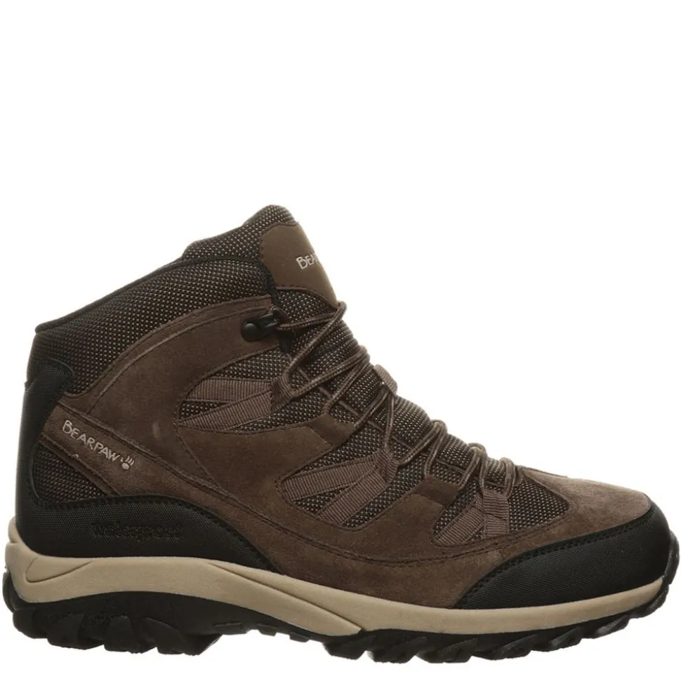 Bearpaw Mens Tallac Waterproof Mid Hiking Boot