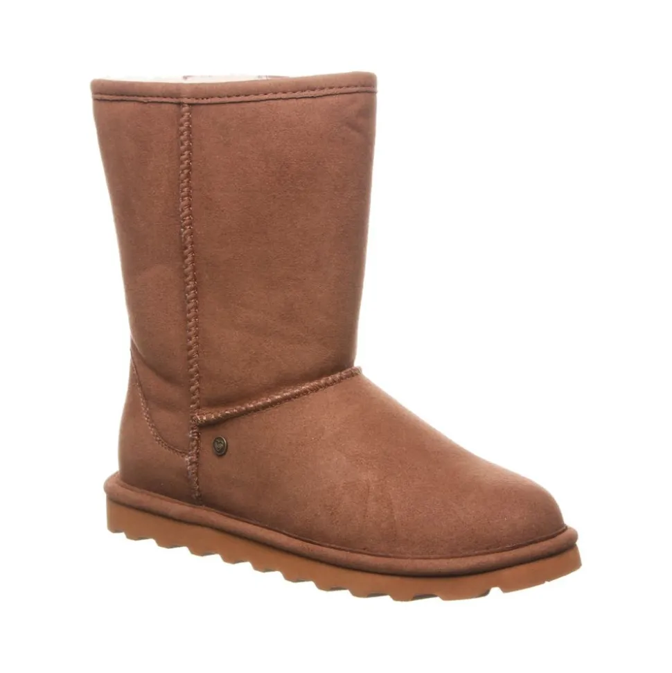 Bearpaw Womens Elle Short Vegan Fur Boot