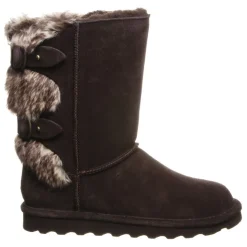 Bearpaw Womens Eloise Wide Calf Fur Boot