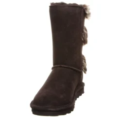 Bearpaw Womens Eloise Wide Calf Fur Boot