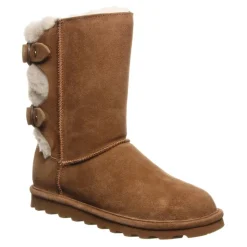 Bearpaw Womens Eloise Wide Calf Fur Boot