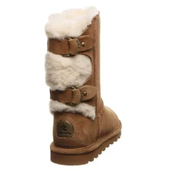 Bearpaw Womens Eloise Wide Calf Fur Boot