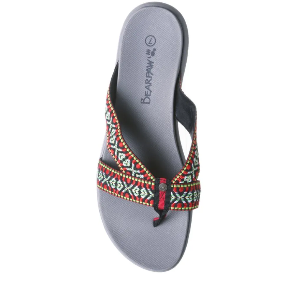 Bearpaw Womens Juniper Flip Flop Sandal