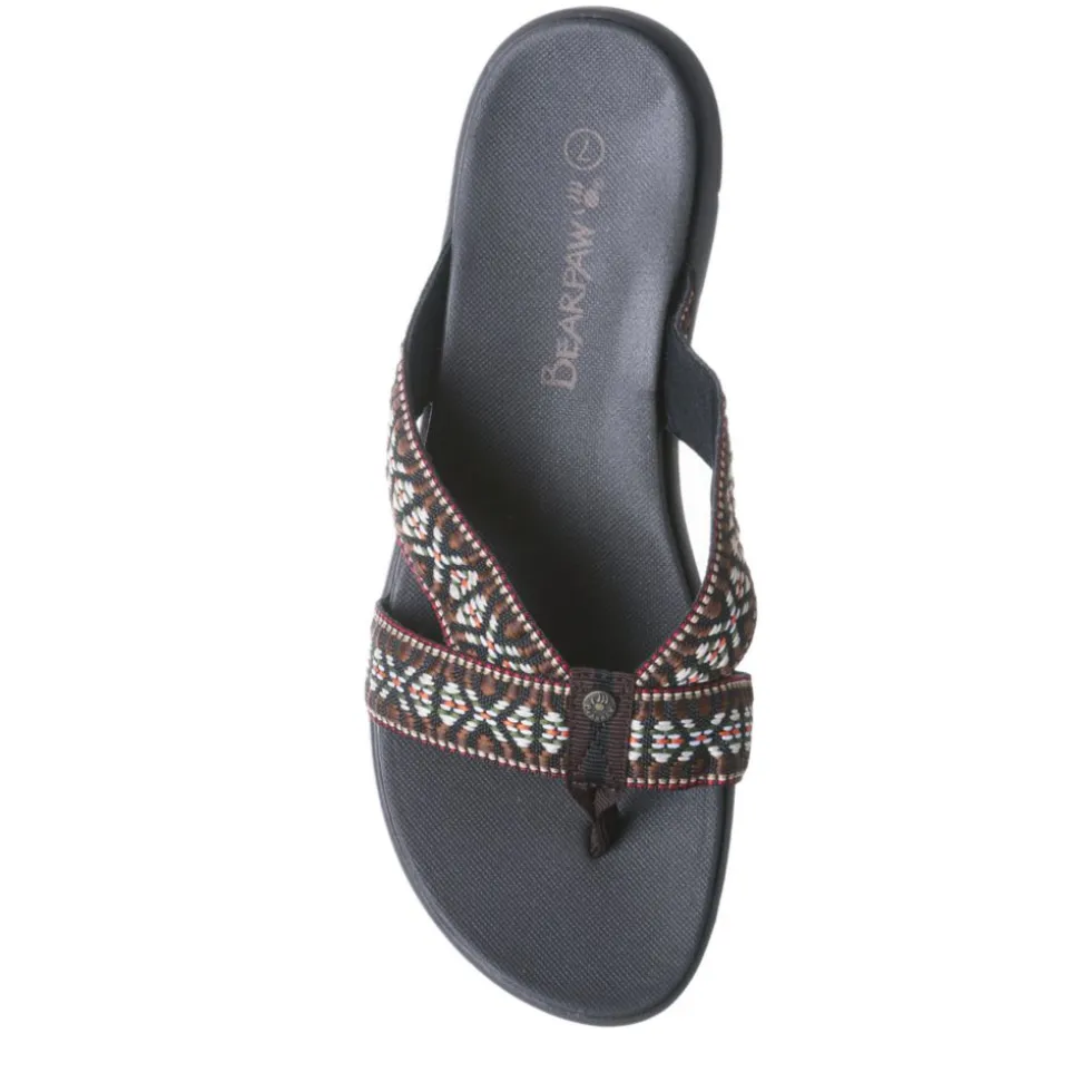 Bearpaw Womens Juniper Flip Flop Sandal
