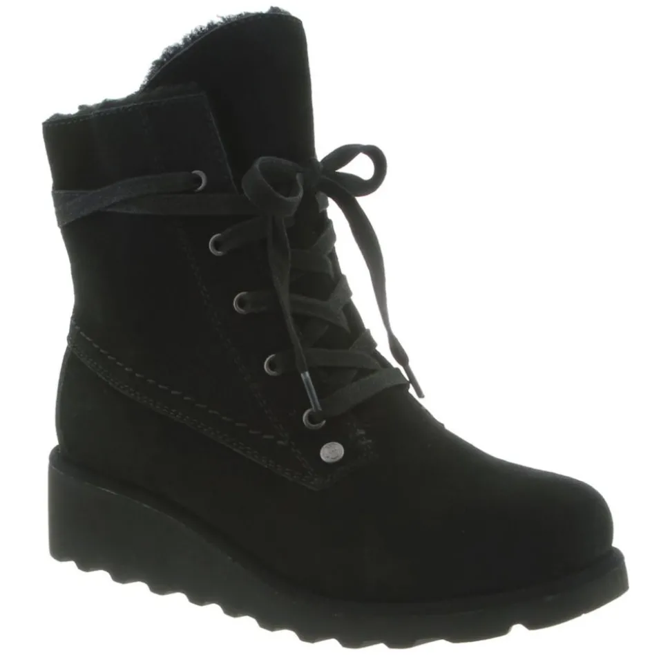 Bearpaw Womens Krista Wide Calf Wedge Boot