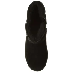 Bearpaw Womens Lucy Fur Wedge Boot