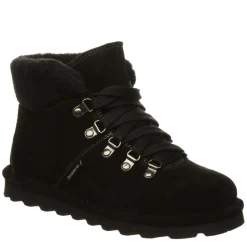 Bearpaw Womens Marta Lace-Up Fur Boot
