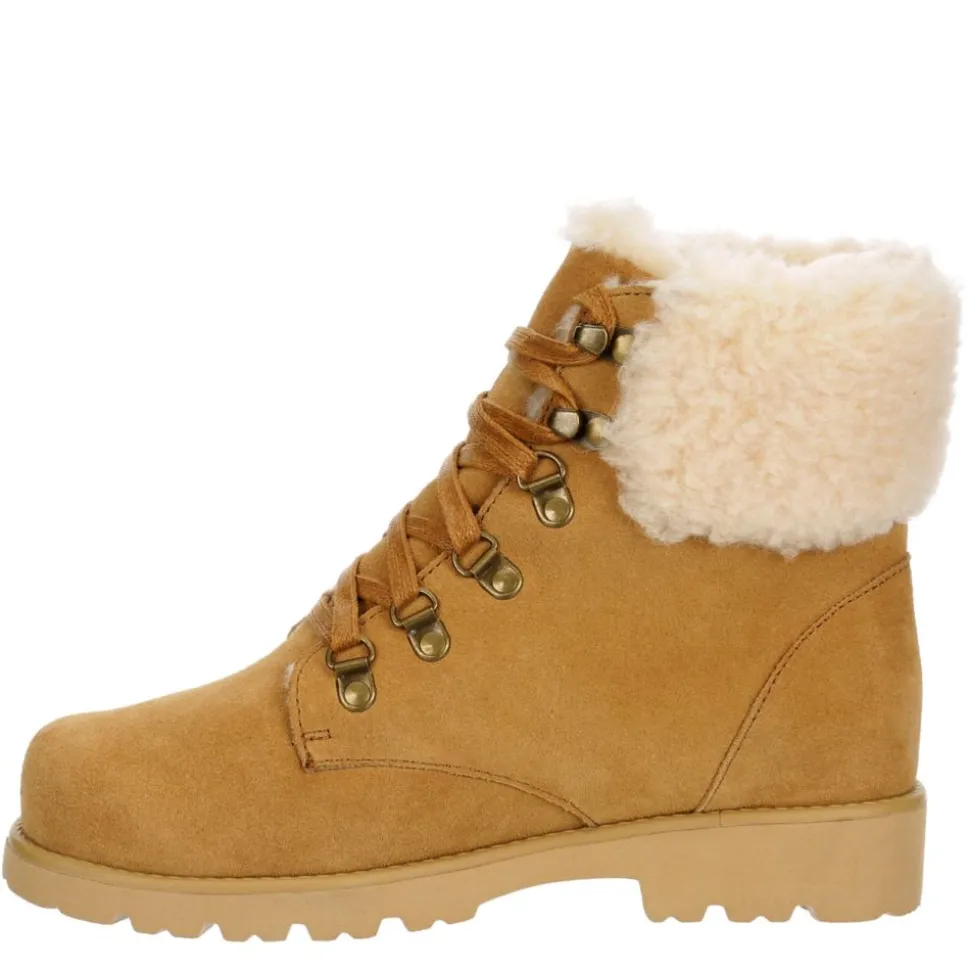Bearpaw Womens Sam Lace-Up Boot