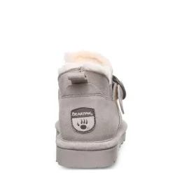 Bearpaw Womens Shorty Buckle Fur Boot