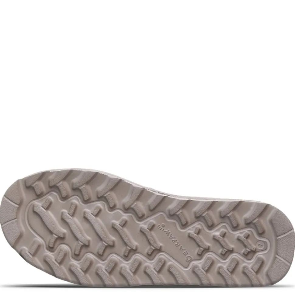 Bearpaw Womens Shorty Buckle Fur Boot