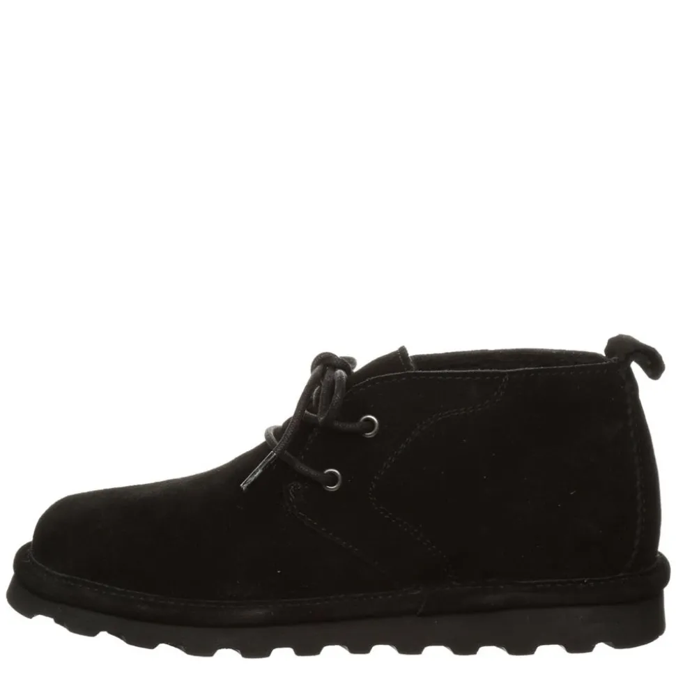 Bearpaw Womens Skye Lace-Up Fur Boot