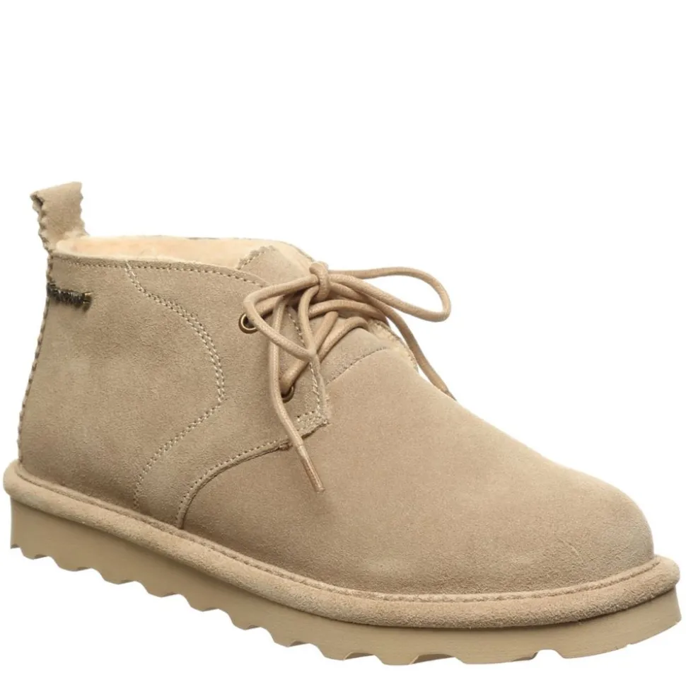 Bearpaw Womens Skye Lace-Up Fur Boot