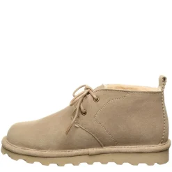 Bearpaw Womens Skye Lace-Up Fur Boot
