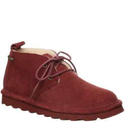 Bearpaw Womens Skye Lace-Up Fur Boot
