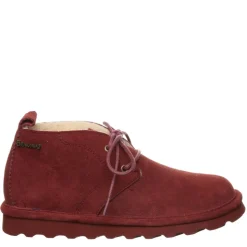 Bearpaw Womens Skye Lace-Up Fur Boot