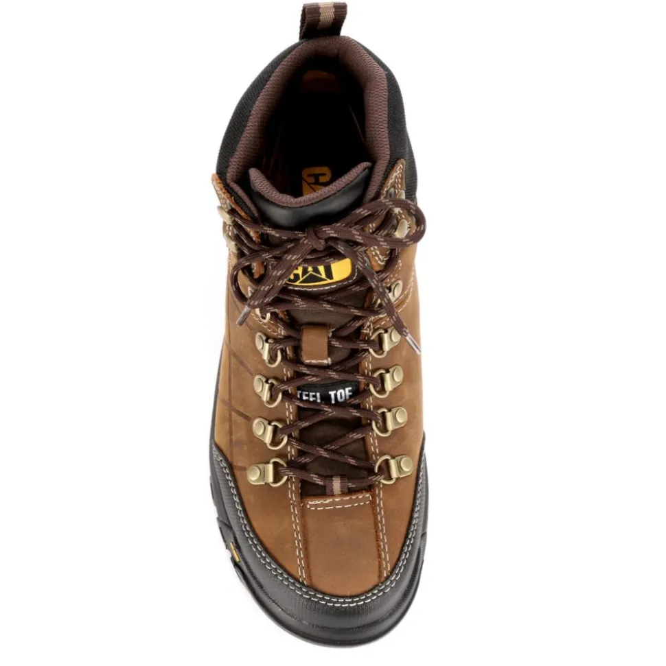 Caterpillar Mens Threshold Waterproof Steel Toe Work Boot