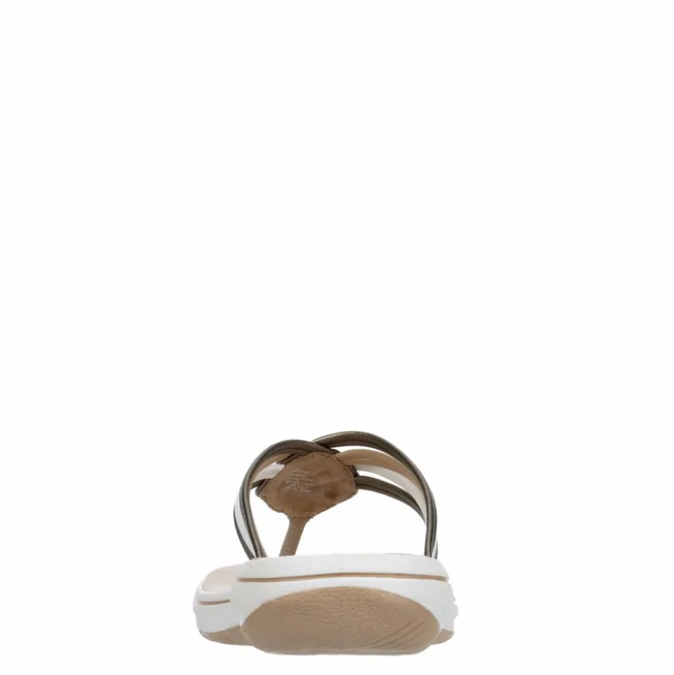 Clarks Womens Breeze Coral Flip Flop Sandal