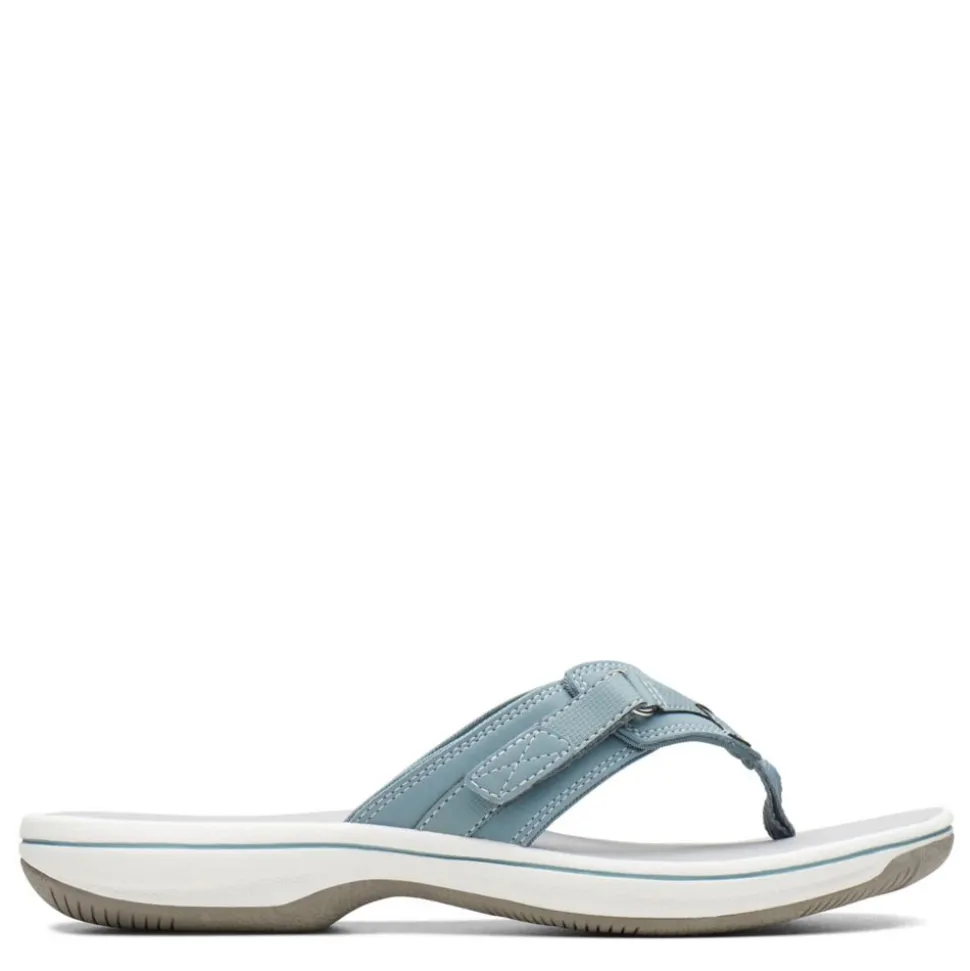 Clarks Womens Breeze Sea Flip Flop Sandal
