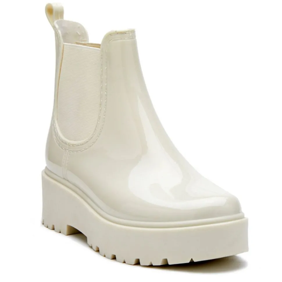 Coconuts Womens Penny Platform Rain Boot