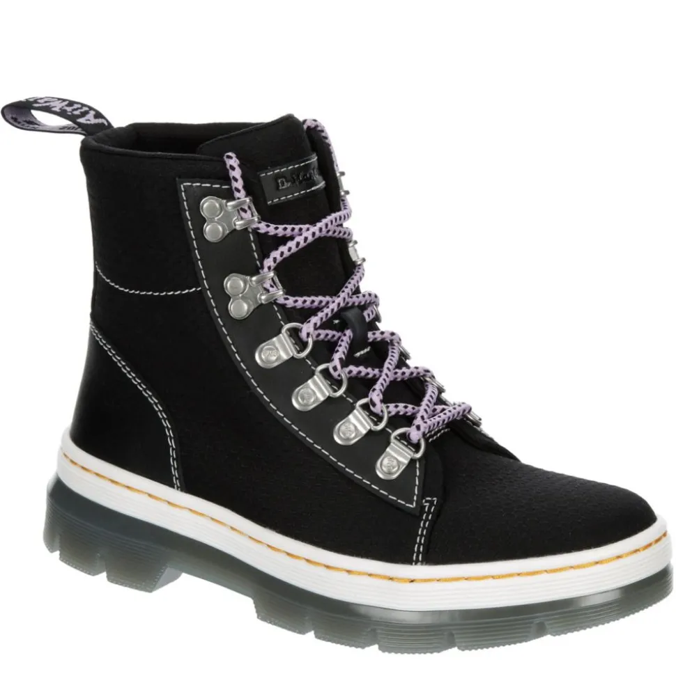Dr.Martens Womens Combs Nylon Combat Boot