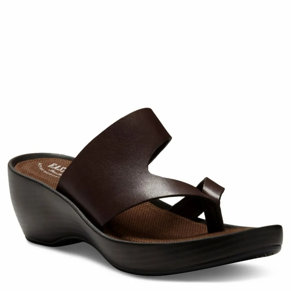Eastland Womens Laurel Wedge Sandal Comfort Flip Flop