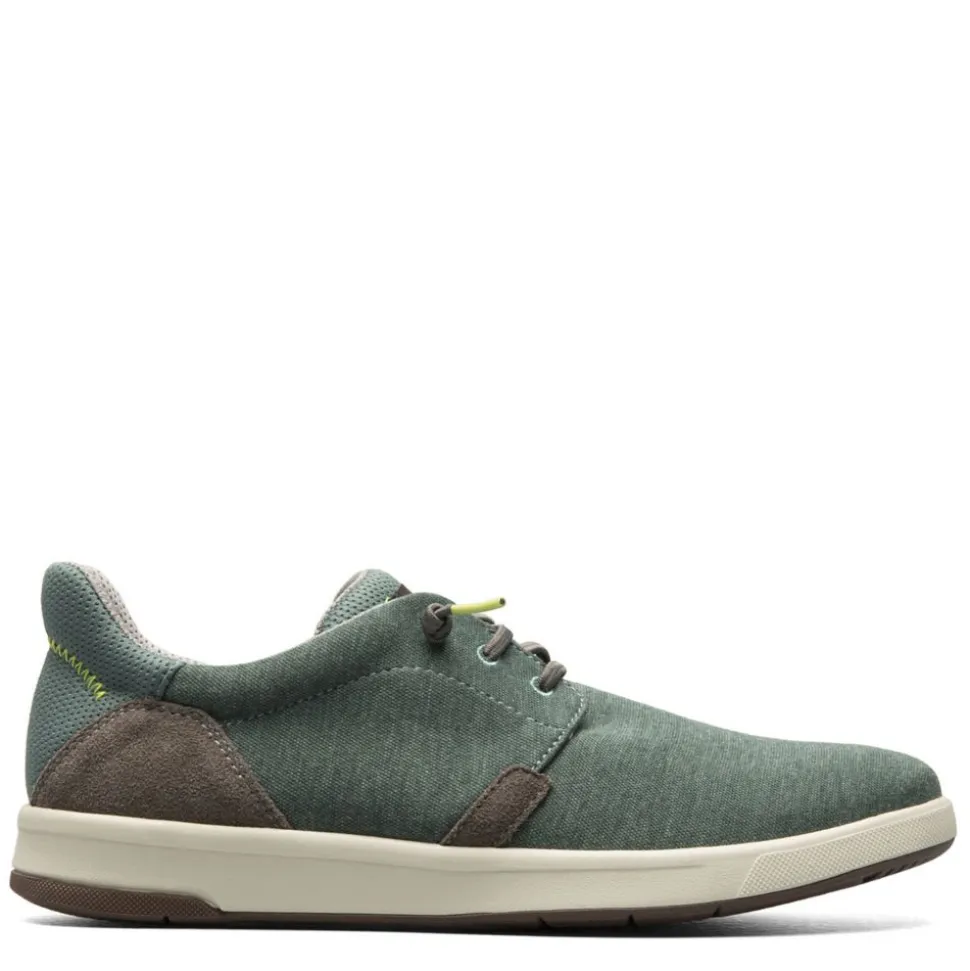 Florsheim Mens Crossover Canvas Plain Toe Slip On Sneaker