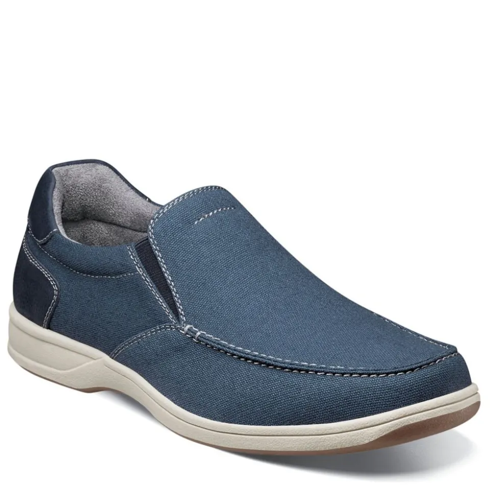 Florsheim Mens Lakeside Canvas Moc Toe Slip On