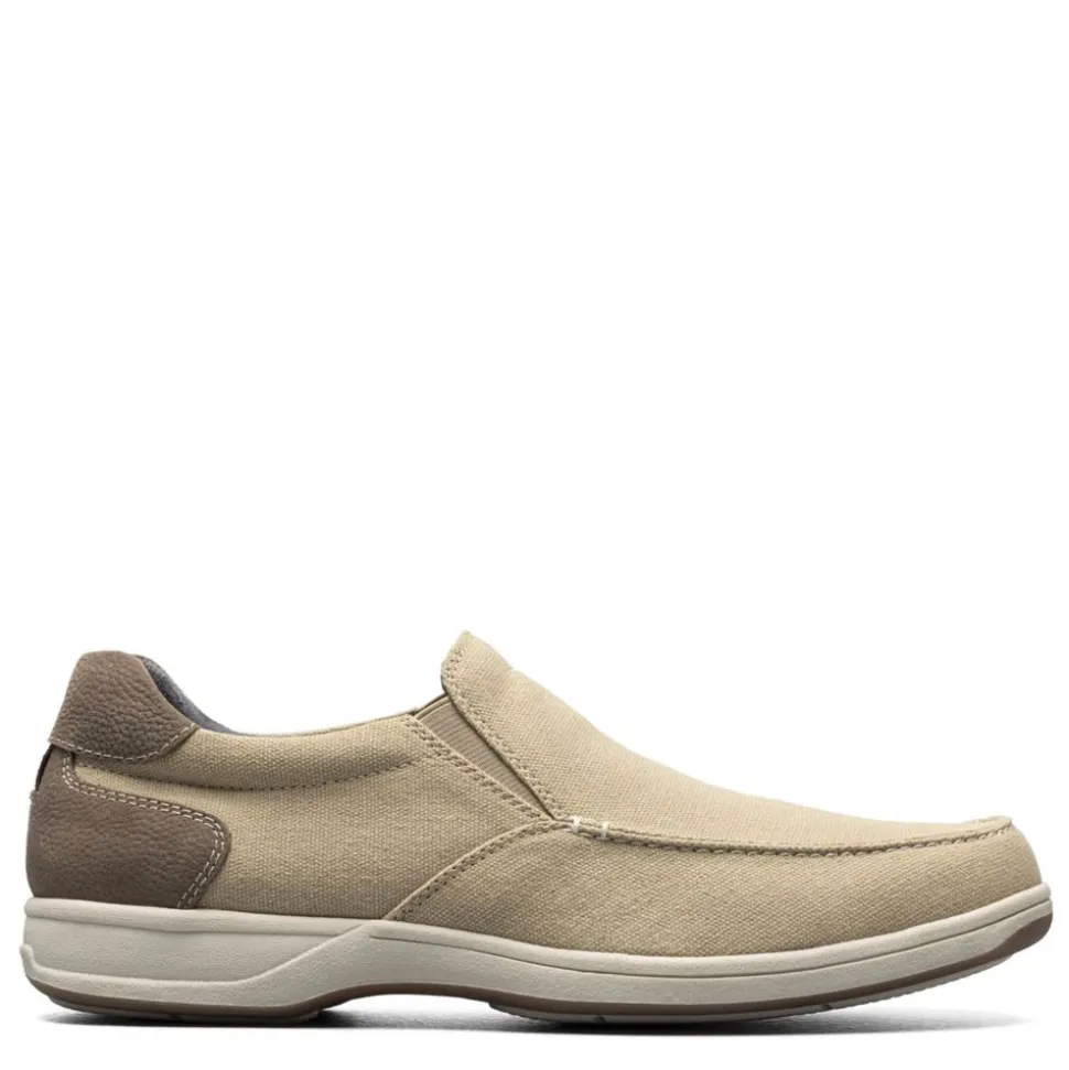 Florsheim Mens Lakeside Canvas Moc Toe Slip On