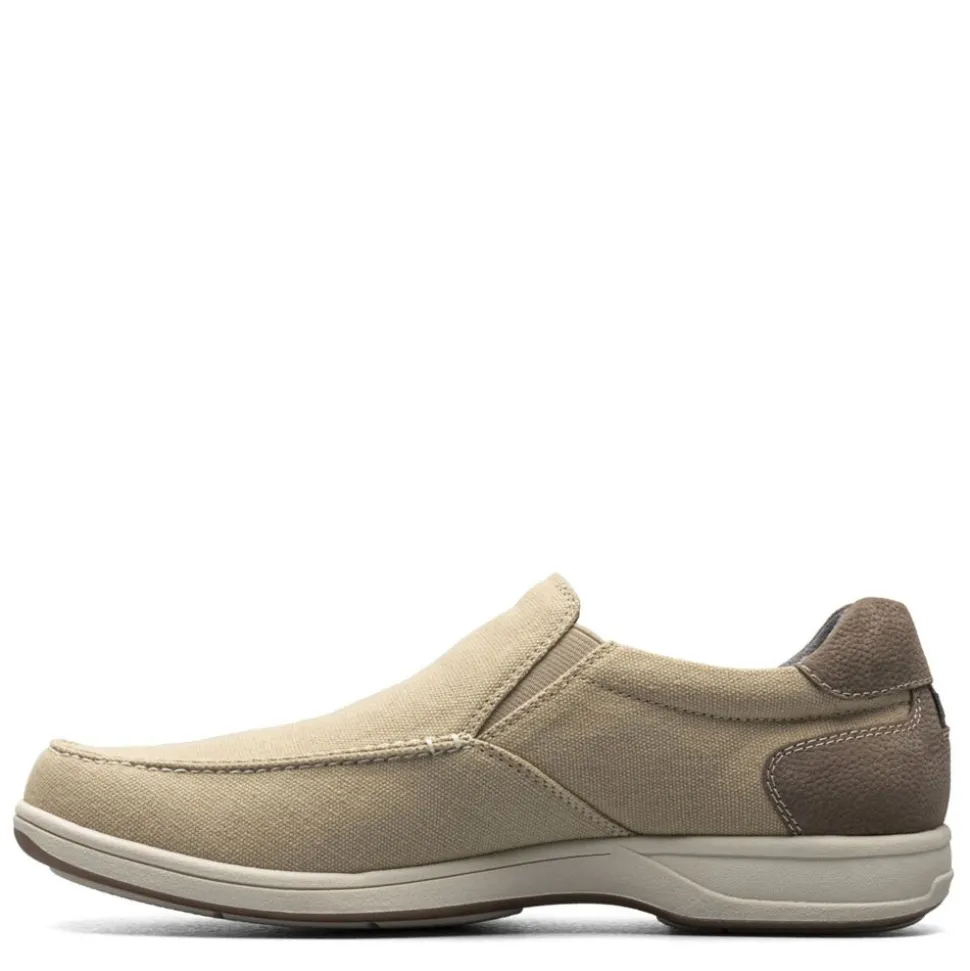 Florsheim Mens Lakeside Canvas Moc Toe Slip On
