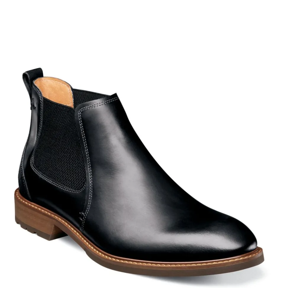 Florsheim Mens Lodge Plain Toe Chelsea Boot