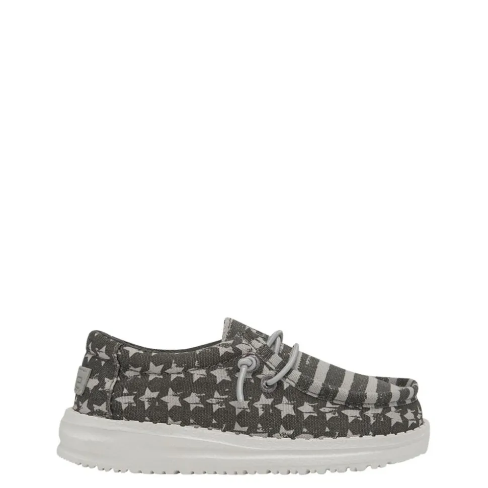 Heydude Boys Infant Wally Toddler Patriotic Slip On Sneaker