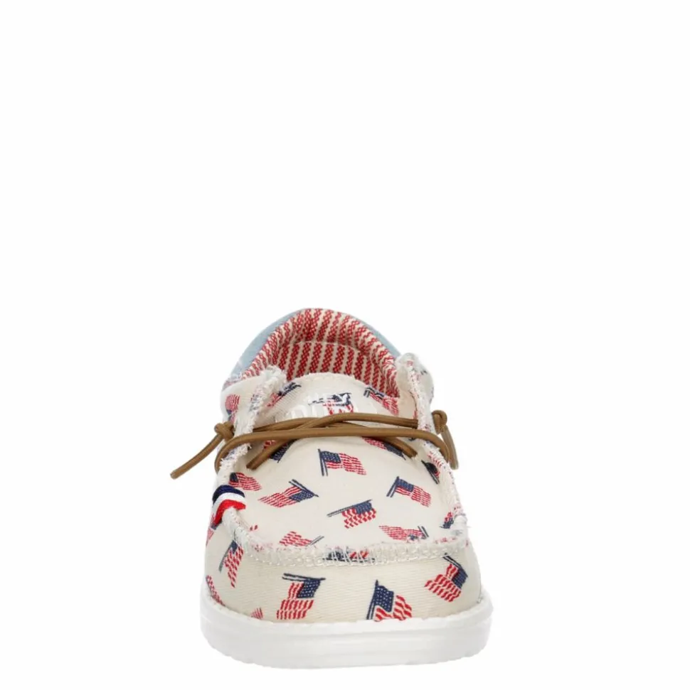 Heydude Boys Wally Toddler Patriotic Slip On Sneaker