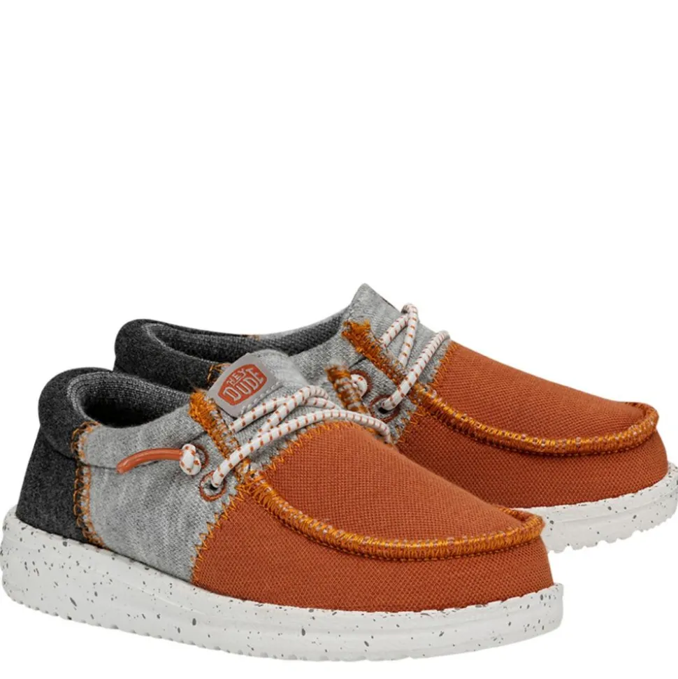 Heydude Boys Wally Toddler Tri Varsity Slip On Sneaker