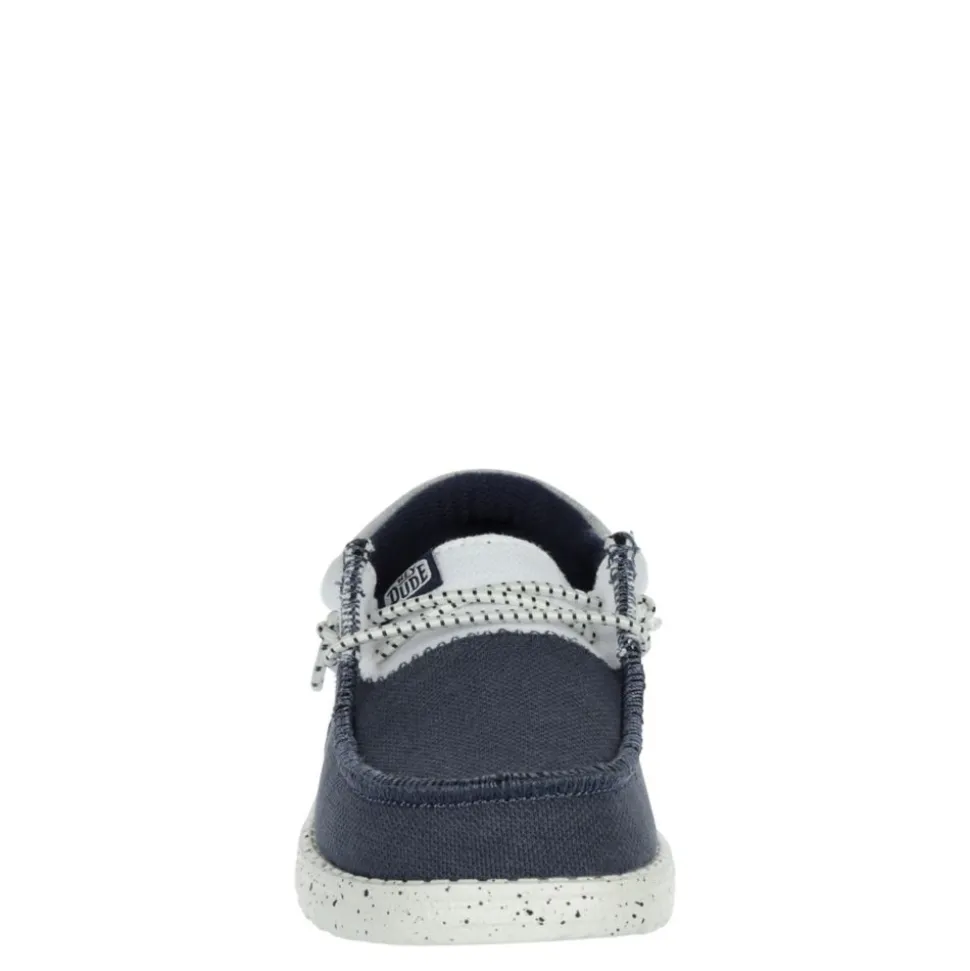 Heydude Boys Wally Youth Tri Varsity Slip On Sneaker