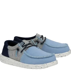 Heydude Boys Wally Youth Tri Varsity Slip On Sneaker