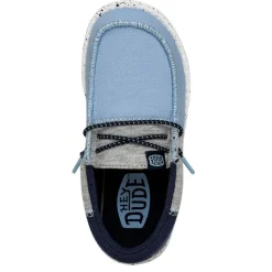 Heydude Boys Wally Youth Tri Varsity Slip On Sneaker