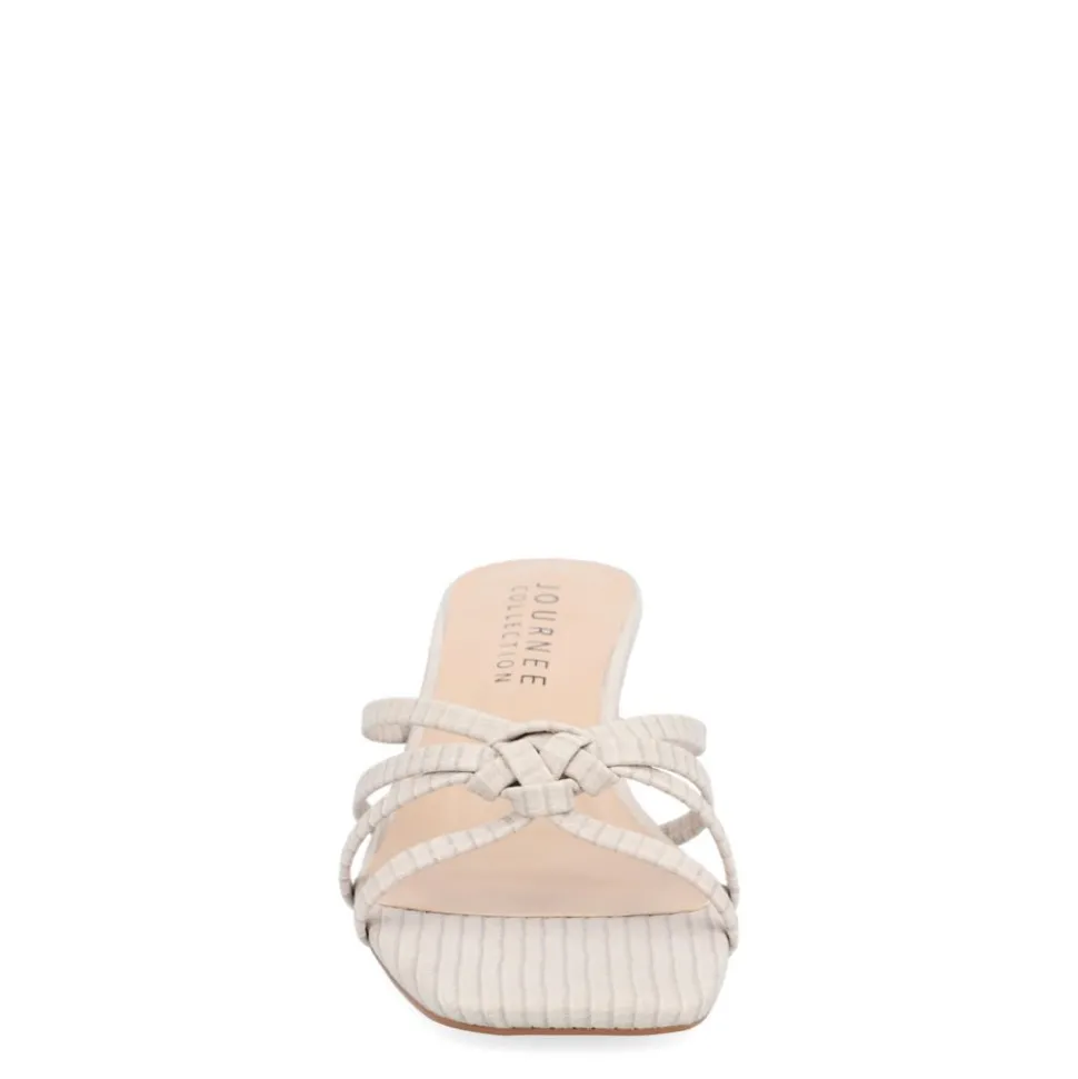 Journee Collection Womens Blayke Wedge Slip On Sandal