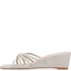 Journee Collection Womens Blayke Wedge Slip On Sandal