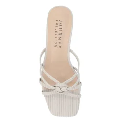 Journee Collection Womens Blayke Wedge Slip On Sandal