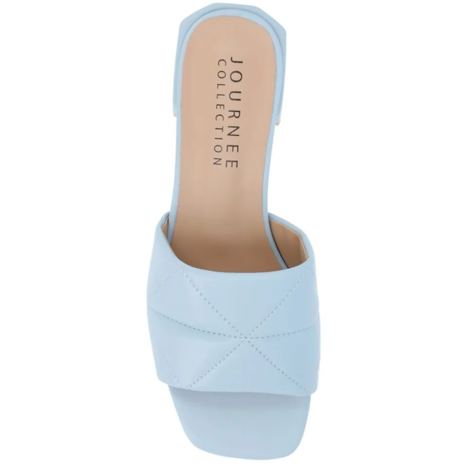 Journee Collection Womens Elidia Slip On Sandal